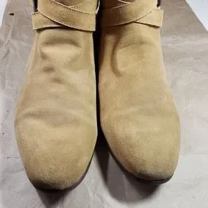 EUC- Tan suede Chelsea boots - 10.5 men public opinion | Shoes | Euc Tan Suede Chelsea Boots 5 Men  main image 3